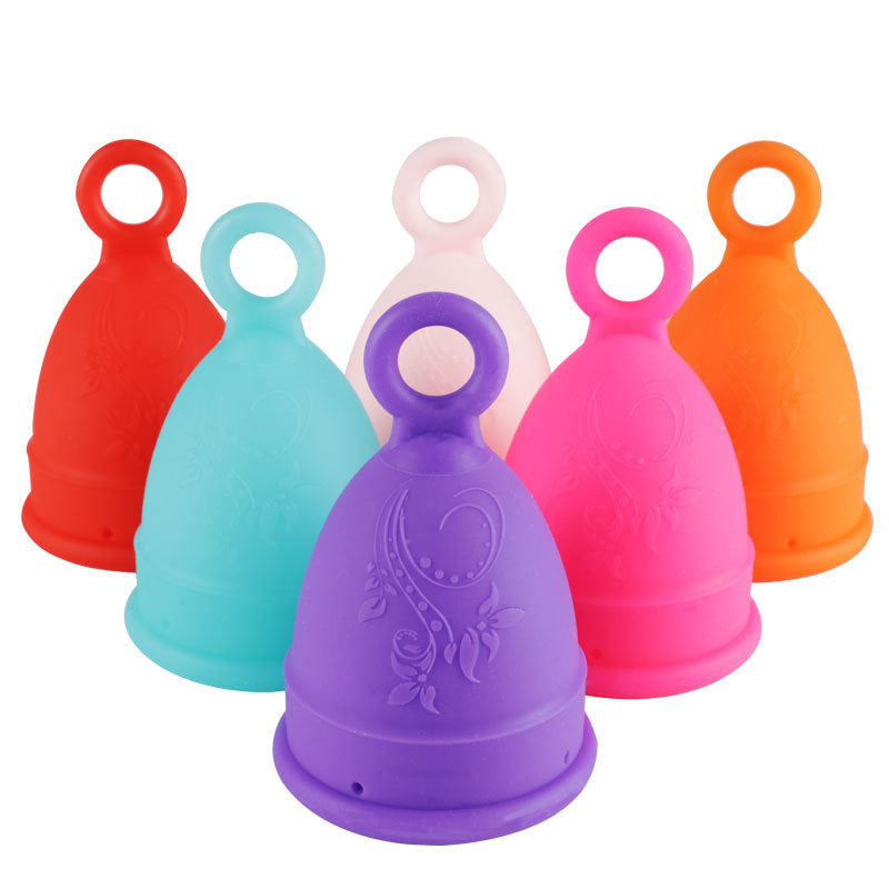 Reusable Menstrual Period Cup Soft Medical Silicone Small or Large Menstrual Cups-CP002