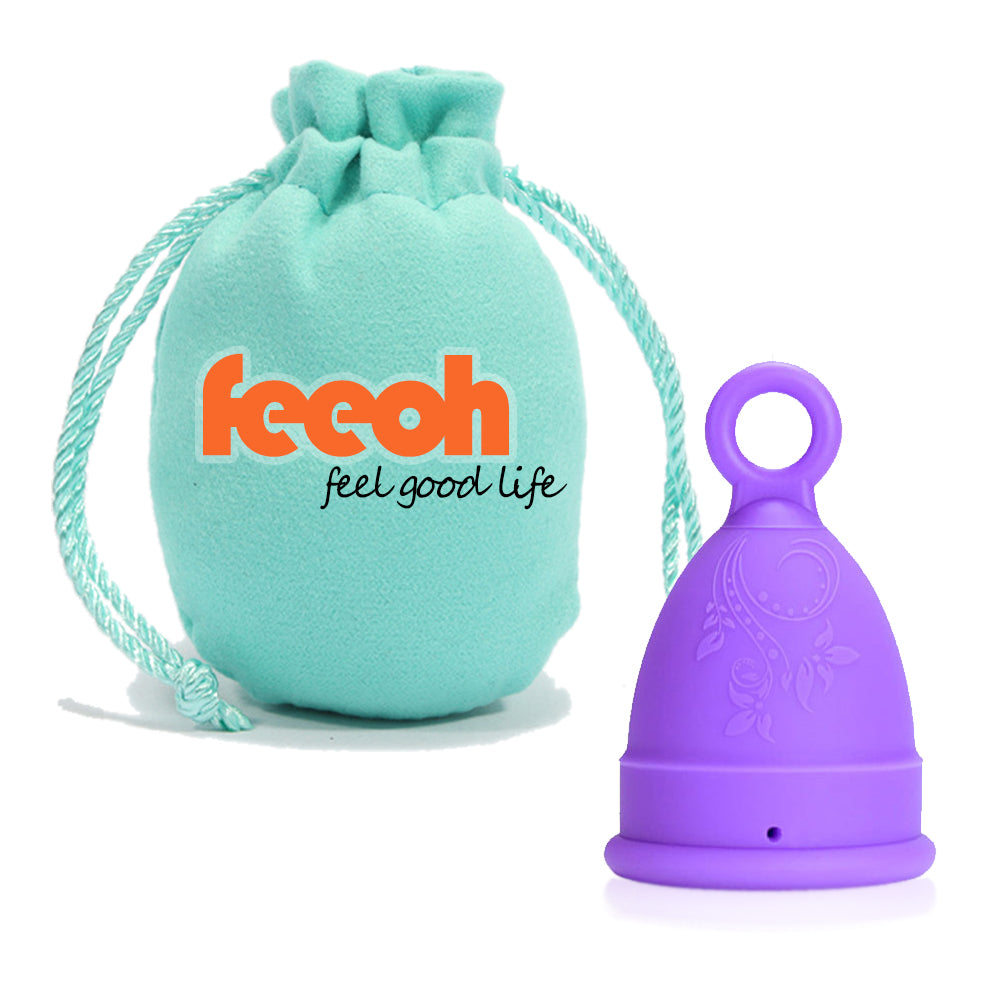 Reusable Menstrual Period Cup Soft Medical Silicone Small or Large Menstrual Cups-CP002