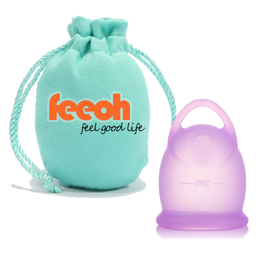 Reusable Menstrual Period Cup Soft Medical Silicone Small or Large Menstrual Cups-CP003