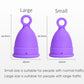 Reusable Menstrual Period Cup Soft Medical Silicone Small or Large  Menstrual Cups-CP002