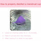 Reusable Menstrual Period Cup Soft Medical Silicone Tiny Small or Large  Menstrual Cups